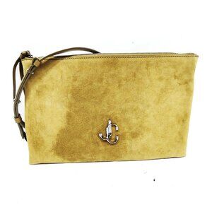 JIMMY CHOO Shoulder Bag Green Suede Leather 2318814
